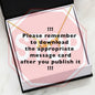 Unforgettable Love necklace